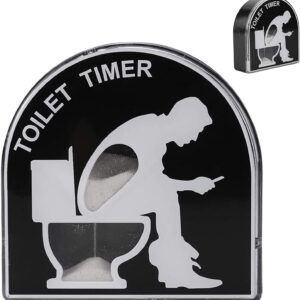5 Minute Sand Toilet Hourglass Timer, Kids Brushes, Timing Tool, Home Garden, Home Decor Toy, Funny Gifts for Men, Husband, Dad, Father’s Day, Birthday Gag (C)