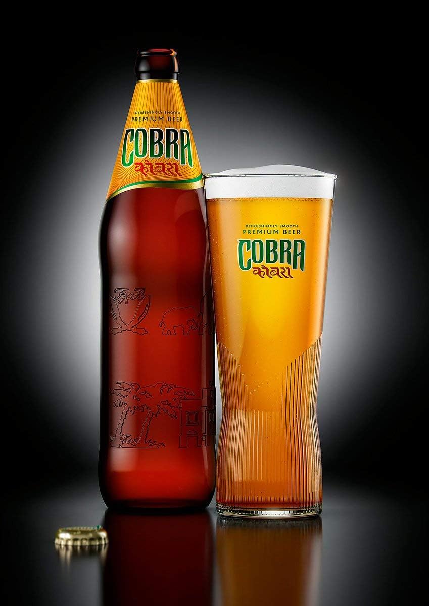Indian Cobra Premium Beer (12 x 330 ml) Bottle Beer – Bild 2