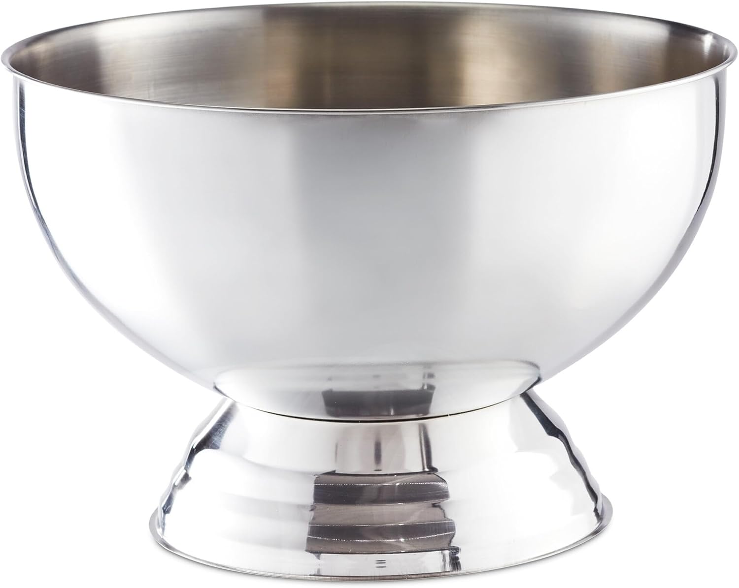 Relaxdays Champagne Cooler Bowl, XXL Ice Cube Tray for Wine, Silver – Bild 7