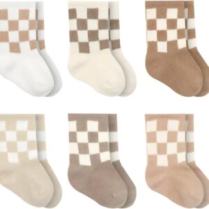 bistyle Cotton 6 Pairs Baby Socks for Newborn Infant 0-6 Months to 3 Years | Stopper Socks Seamless Socks | Boys Girls Children’s Socks
