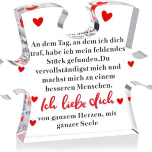 Valentine’s Day Gift for Him, Acrylic Block Puzzle, Valentine’s Day Gifts