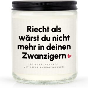 Craftique 30th Birthday Women, Soy Wax Candle