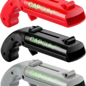 Beer Opener Gadgets for Men Cap Gun Bottle Opener Pack of 3 Funny Bottle Cap Gun Launcher for Home Party, Barbecue, 3 in 1 Pack