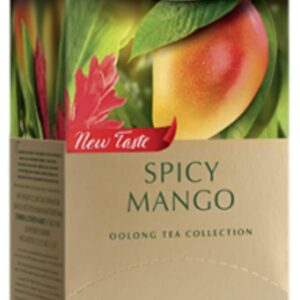 GREENFIELD SPICY MANGO | Gift | Premium Flavoured Oolong Tea with Ginger and Mango | 25 Bags