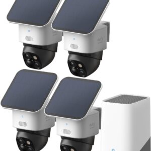 eufyCam 4-Pack Outdoor Surveillance Camera without Subscription 4GHz WiFi