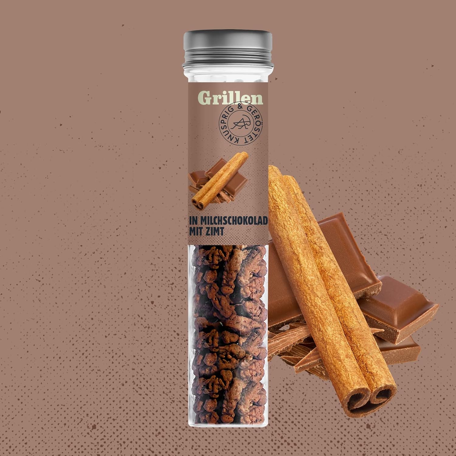 Sens Crispy Grilling with Chocolate - Original Gift for Food 4 x 30 g - Insect Snack in Reusable Wooden Spice Container - Premium Fine Food Gifts – Bild 7