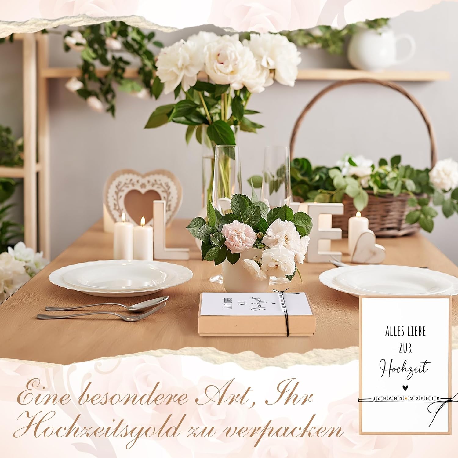 Hestya 1 Set Money Gift Wedding Packaging Wedding Gift – Bild 6