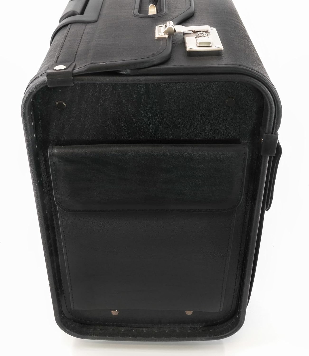 Alassio - 92301 SILVANA - trolley pilot case, wheeled, imitation leather, black – Bild 5