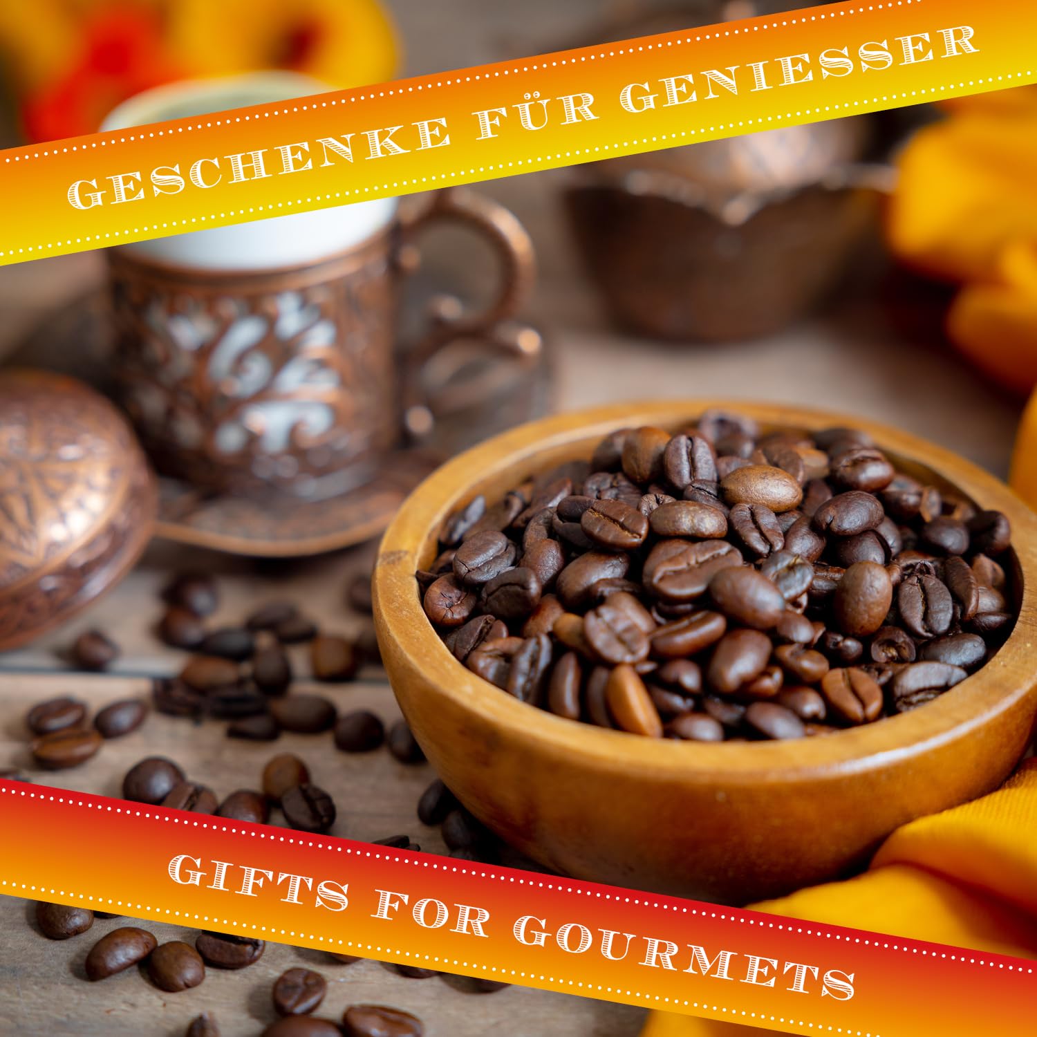 Hallingers Genuss Manufaktur Elegant Coffee Gift Set – Gentle Long-Term Roasted at Low Temperatures, 10x "No. Four" from Brazil, Gift Idea for Men and Women – Bild 4