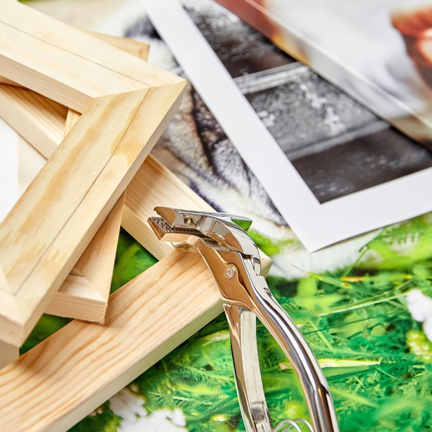 GP TONER Your Photo on Canvas Personalised Multi Photo Your Own Picture on Canvas with Wooden Frame Art Print Picture Collage Photo 40 x 30 cm – Bild 4