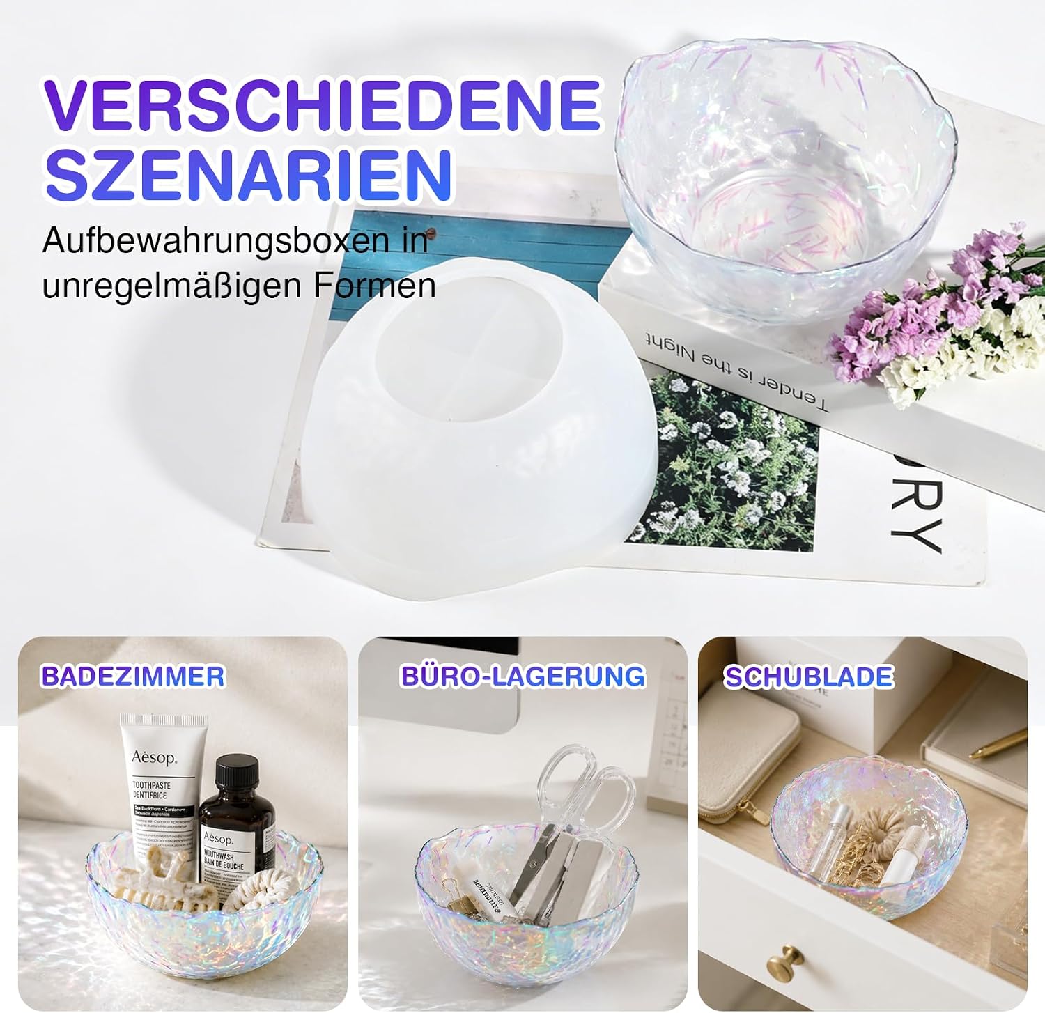 Silicone Mould for Epoxy Resin, Plaster and Concrete – Bild 6