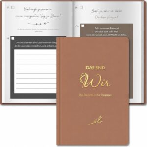 BIROYAL Bucket List for Married Couples, Wedding Gift Book with 278 Tasks for Couples, Gift for Wedding, Anniversary, Valentine’s Day or Anniversary, Memory Book for Shared Experiences