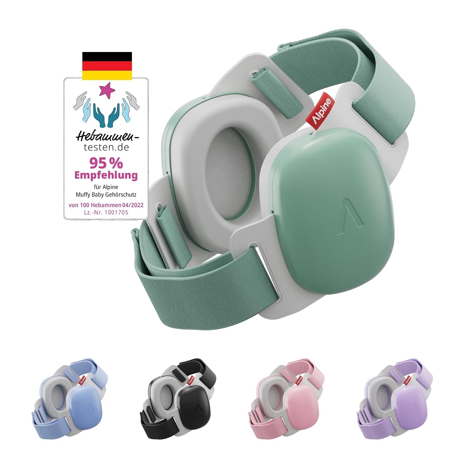 Alpine Muffy Baby Comfort Hearing Protection Headphones 24dB Up to 5 Years