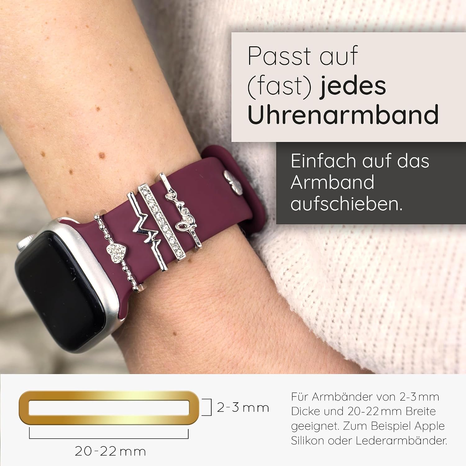 Apple Watch Charms Compatible with All Apple Watch Charms – Bild 4