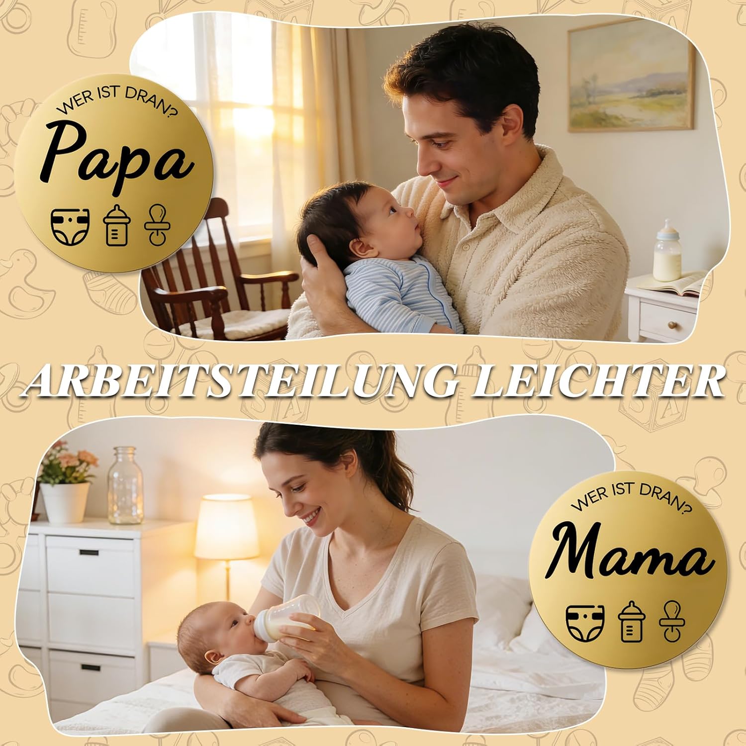 Decision Coin Dad Mum, Gifts for Birth, New Dad Mum Gifts – Bild 4