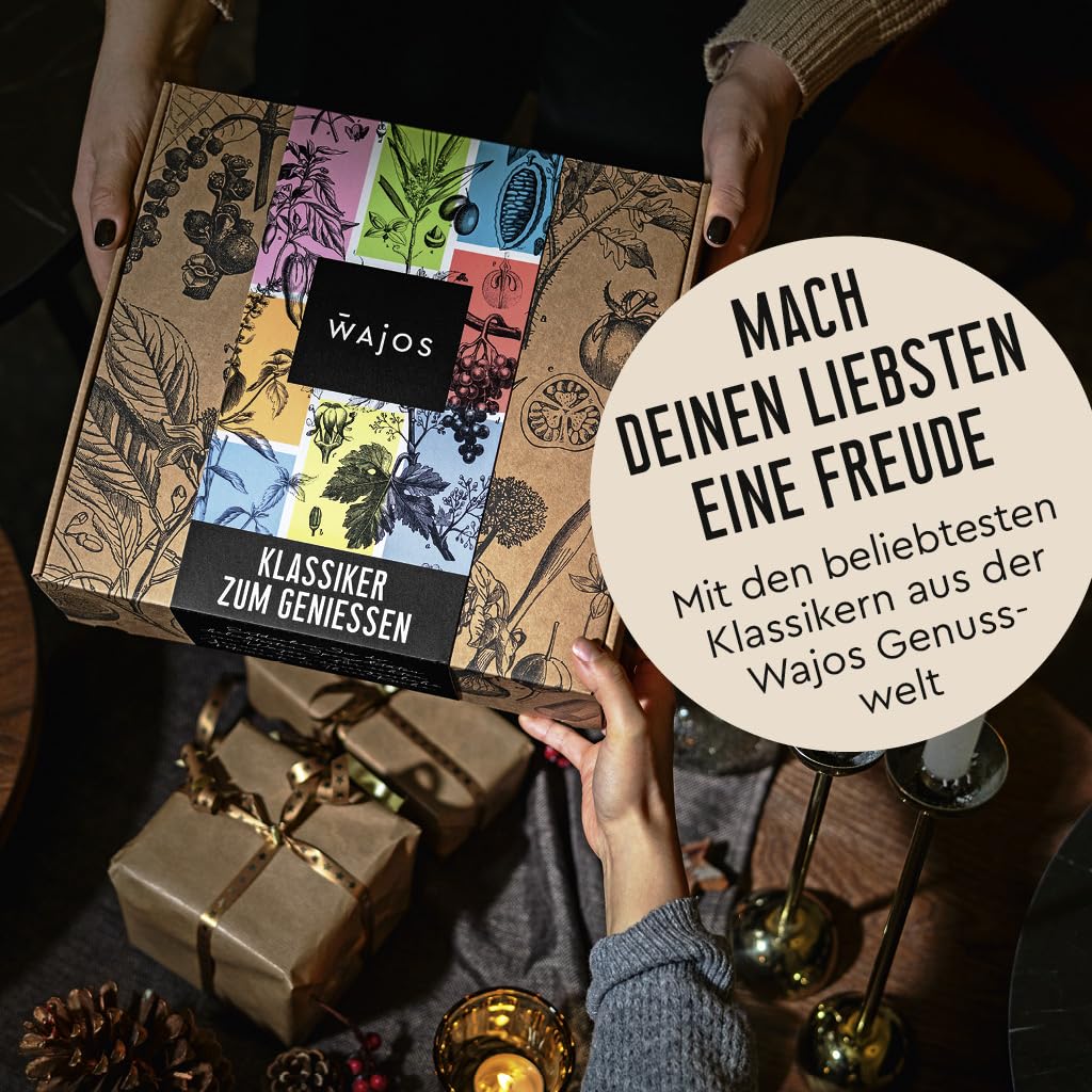 Wajos Delicatessen Gift Set: Box of 6 Favourites, Set with Bruschetta, Crema, Oil, Spices and Recipe Flyer, Gourmet Gift for Connoisseurs – Bild 3