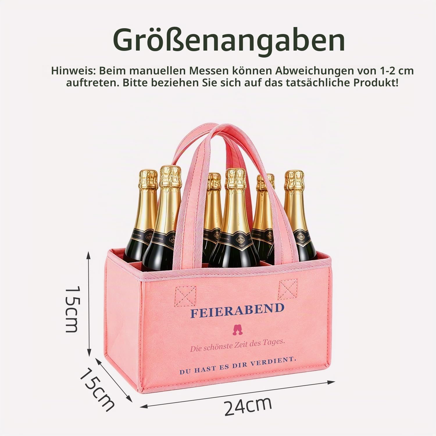 Gift Women's Handbag Beer for Women Gifts, Funny Gift Set Women, 30 40 50 60th Birthday Gift Set, Birthday Gift for Mum, Mother, Aunt, Neighbour, Teacher, Colleague, Work evening, Funny – Bild 3