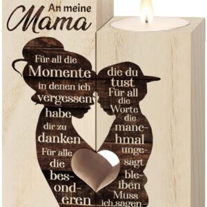 Vetbuosa Mother’s Day and Birthday Gifts for Mum from Son, Candle Holder