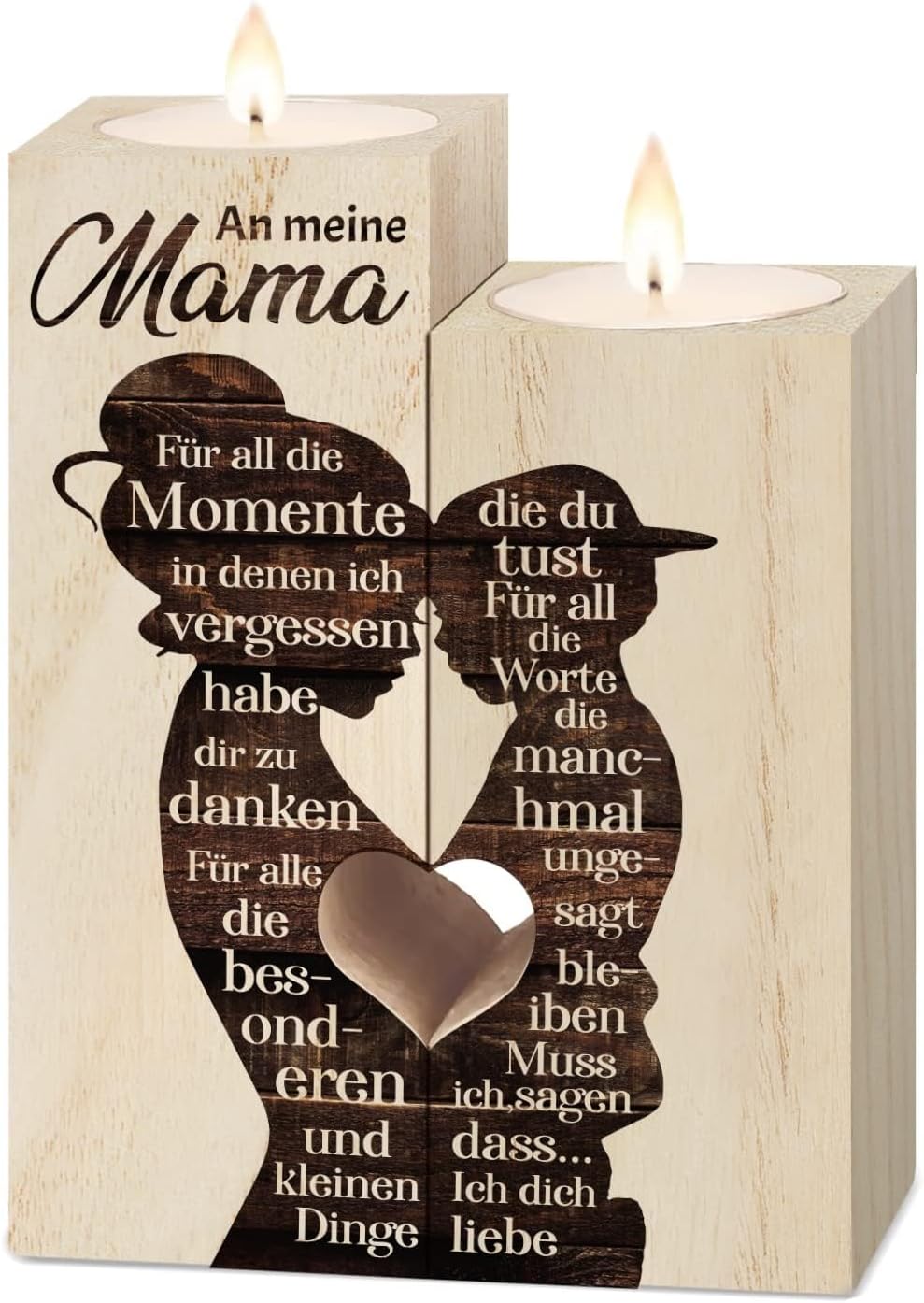 Vetbuosa Mother's Day and Birthday Gifts for Mum from Son, Candle Holder
