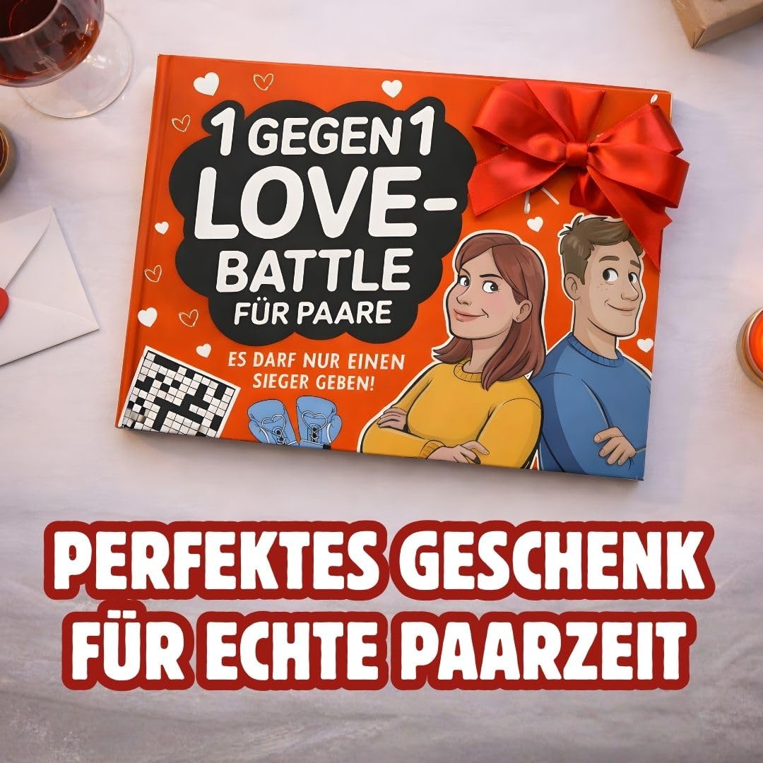 1 gegen 1 Love Battle für Paare: Das Duellbuch für lustige Date Nights & Spieleabende – Perfektes Geschenk für sie & ihn zum Valentinstag, Jahrestag, Hochzeit – Bild 3