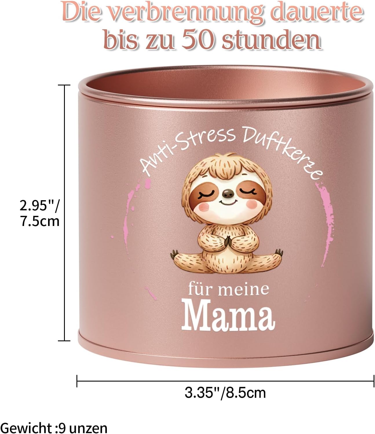 Birthday Gift for Mum, 9 oz Mum Birthday Scented Candles – Bild 5