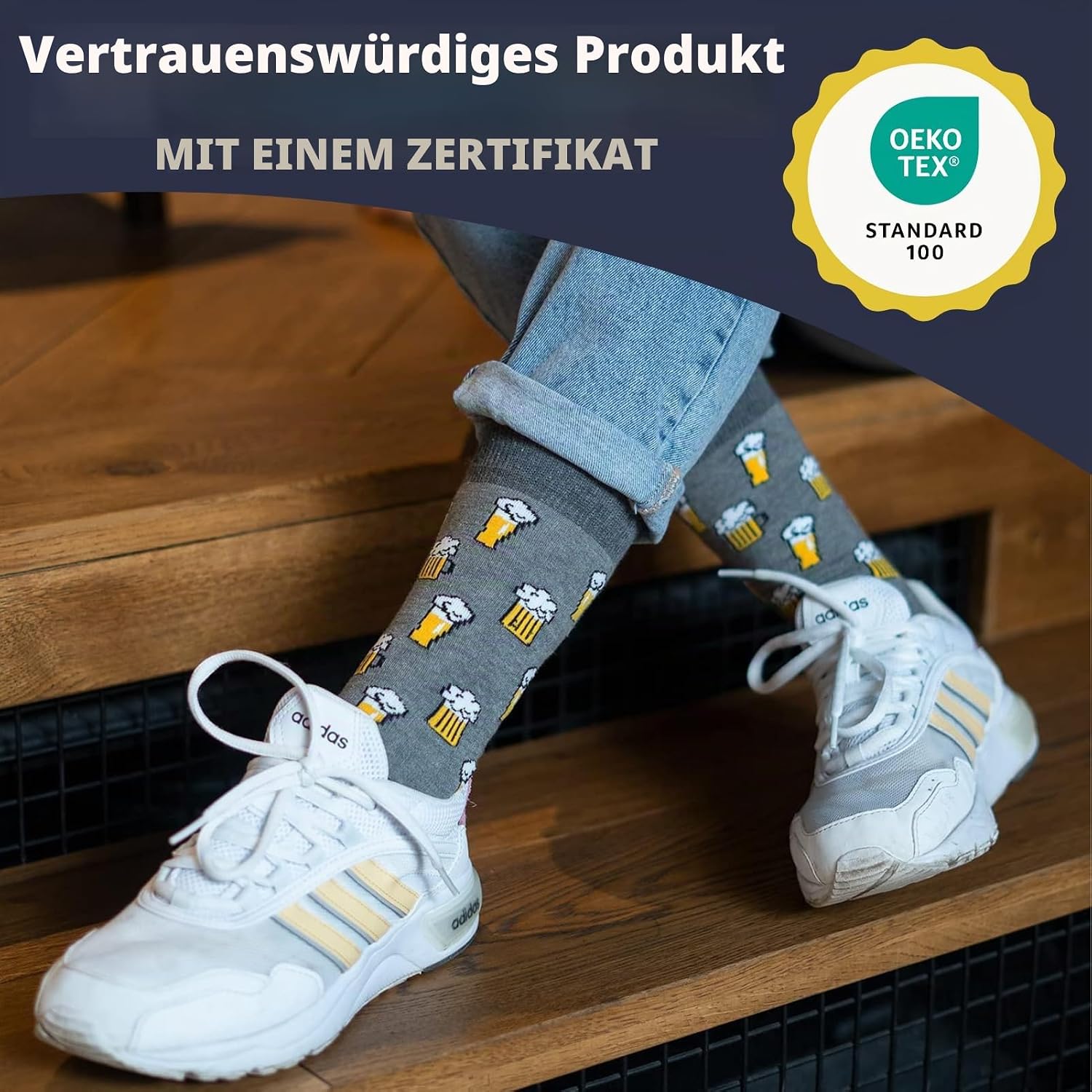 soxo Bier Geschenke Für Männer - Lustige Beer Socken Herren Mit Motiv 40-45 – Bild 5