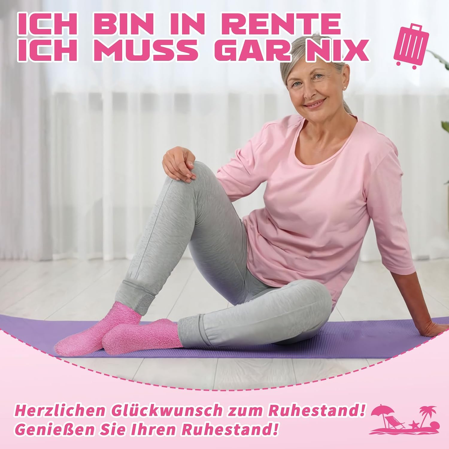 Retirement Gift, Funny Socks, Pensioner Gift – Bild 7