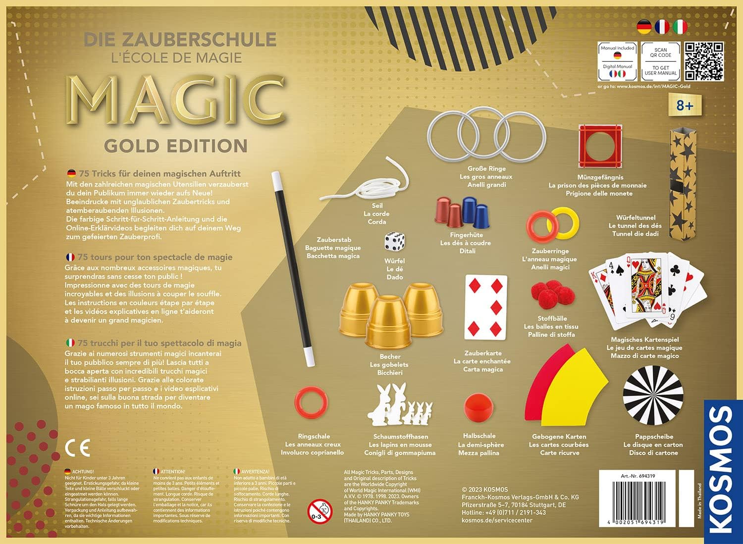 Kosmos Magic Magic School - Gold Edition, 75 Magic Tricks and Illusions – Bild 2