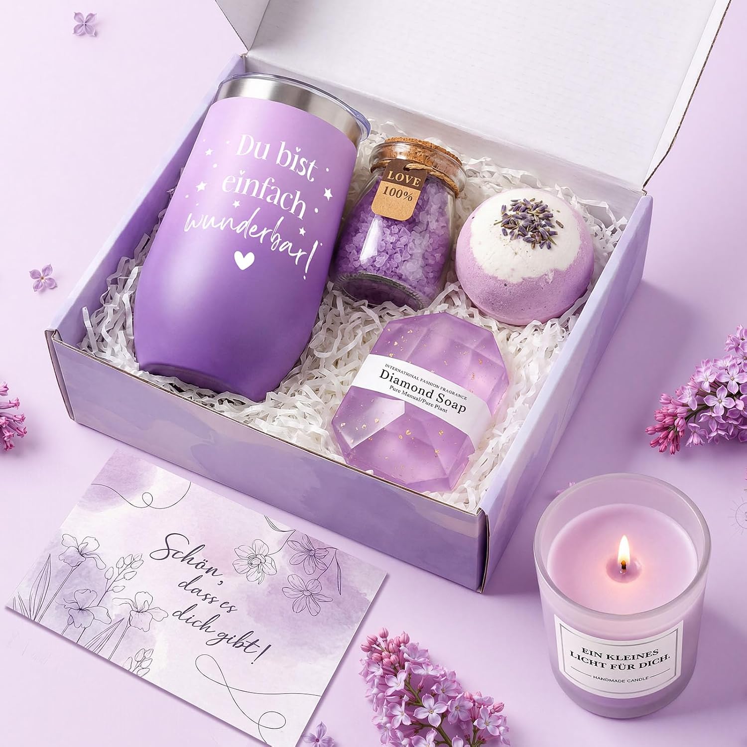 TUZELIYA Gifts for Women, Gift Idea for Women, Inspirational Gift, Girlfriend, Birthday, Valentine's Day, Mother's Day, Christmas Day, Gift for Mum, Sister, Best Friend (Purple) – Bild 7