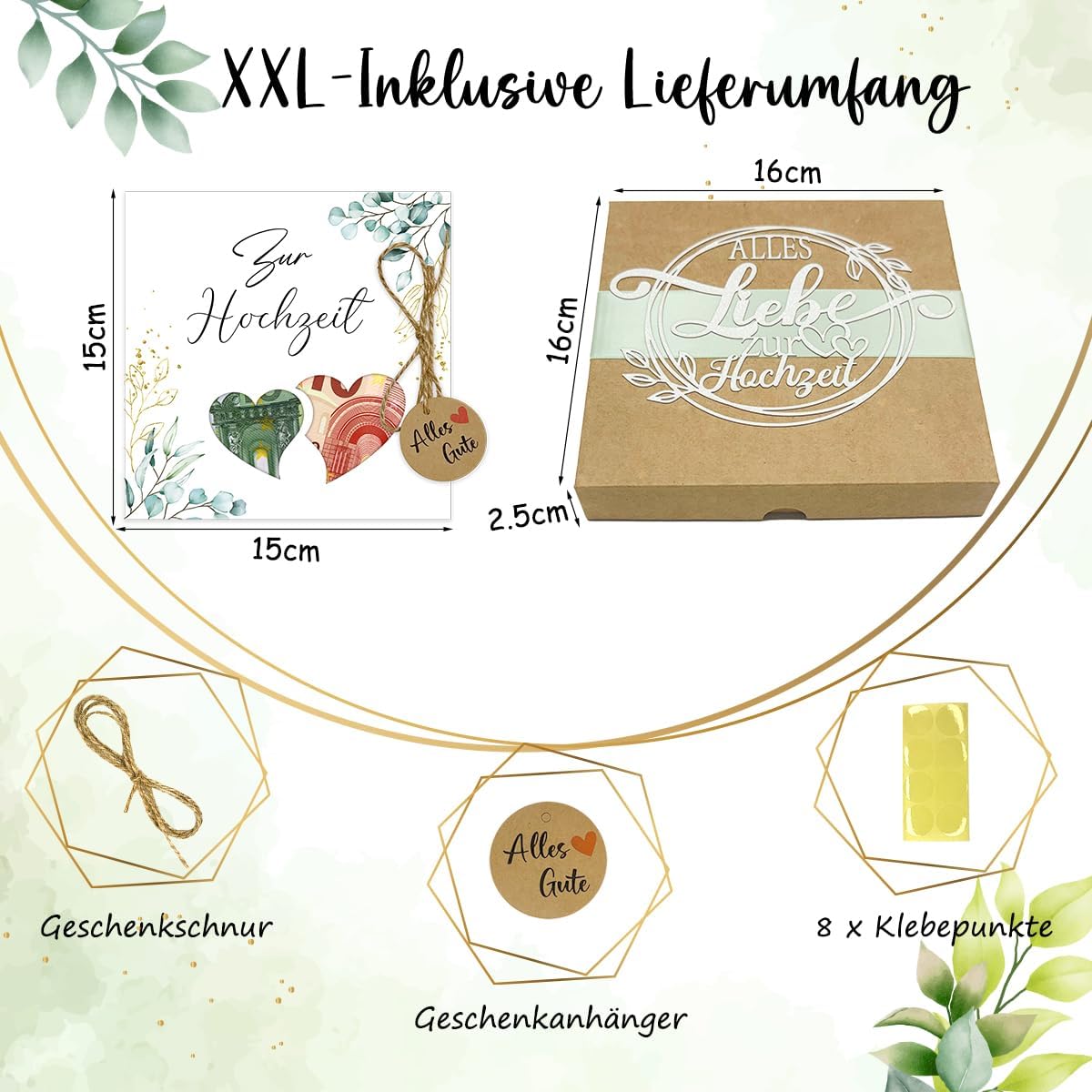 Wedding Money Gift – Elegant Wedding Gifts for Bride and Groom – Bild 2