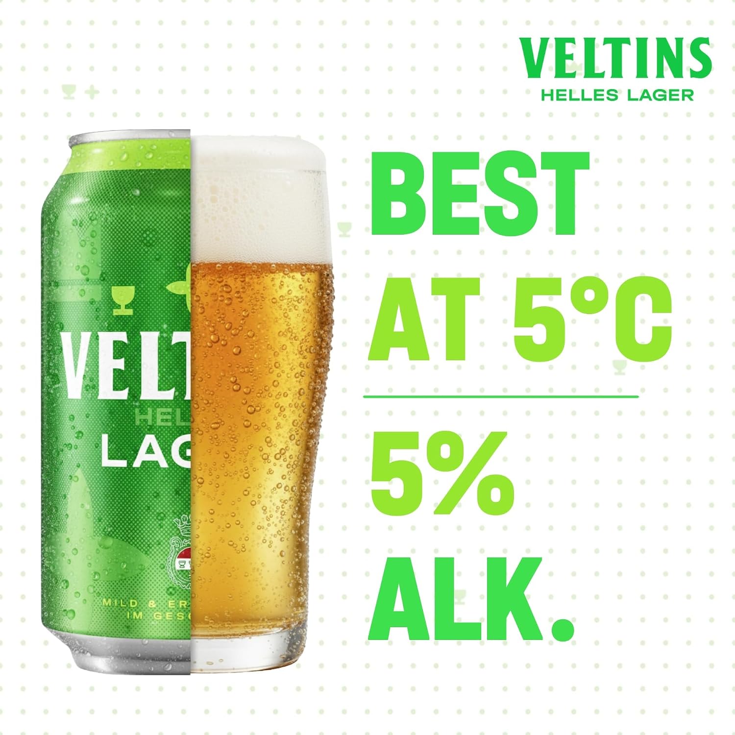 VELTINS Helles Lager World Cup Box, Disposable (18 x 0.33 L Tin) – Bild 7
