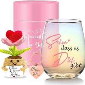 Binoster Gifts for Women Wine Glasses Personalised Gifts Girlfriend Thank You Gift, Christmas Gifts, Birthday Gift for Women, Girlfriend, Colleague, Mum, Sister, Wife Gift Ideas