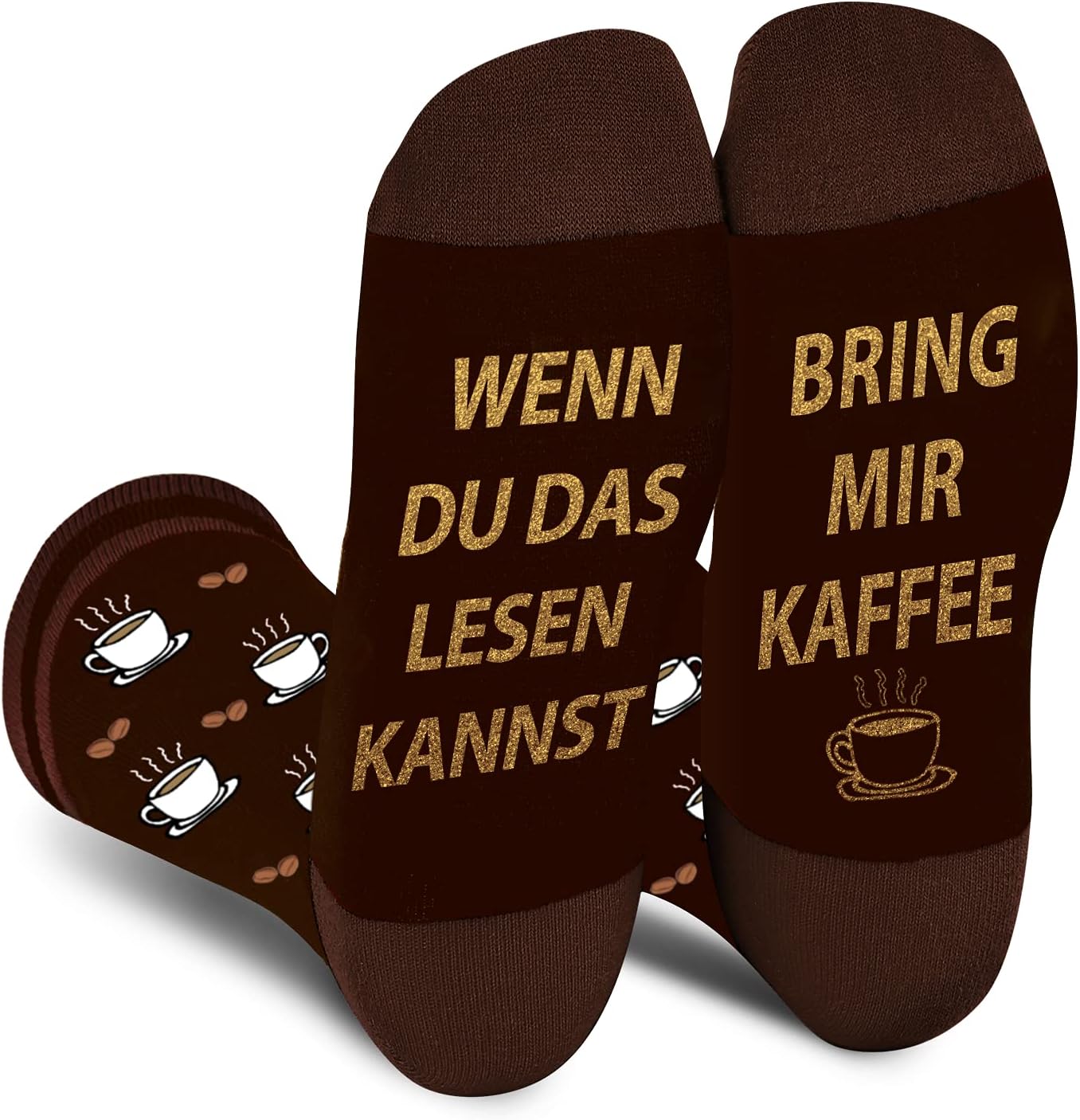 AGRIMONY Funny Coffee Socks for Men, Dads, Boys – If You Can Read This – Funny Gifts for Men, Father's Day, Christmas Stockings, Gift Ideas