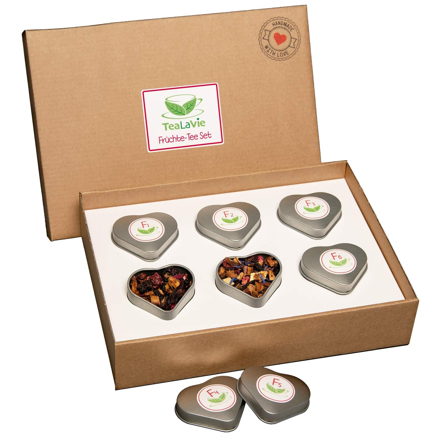 TeaLaVie Fruit Tea Gift Set (60 g) Tasting Set Gift Box Thank You Gift Idea Women Colleague Mother's Day 2026