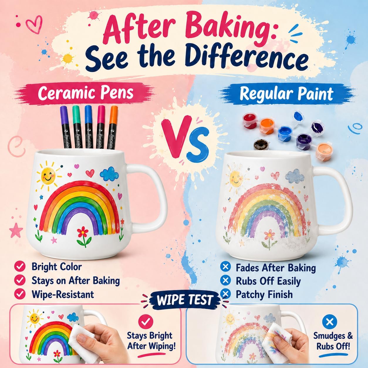 Ceramic Painting Set for Adults, DIY Cups Painting Set for Beginners – Bild 2