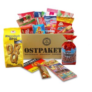 Ostpaket Sweet Seduction with 20 Typical Products of the GDR Gift Idea Specialty Package Gift Set East Products