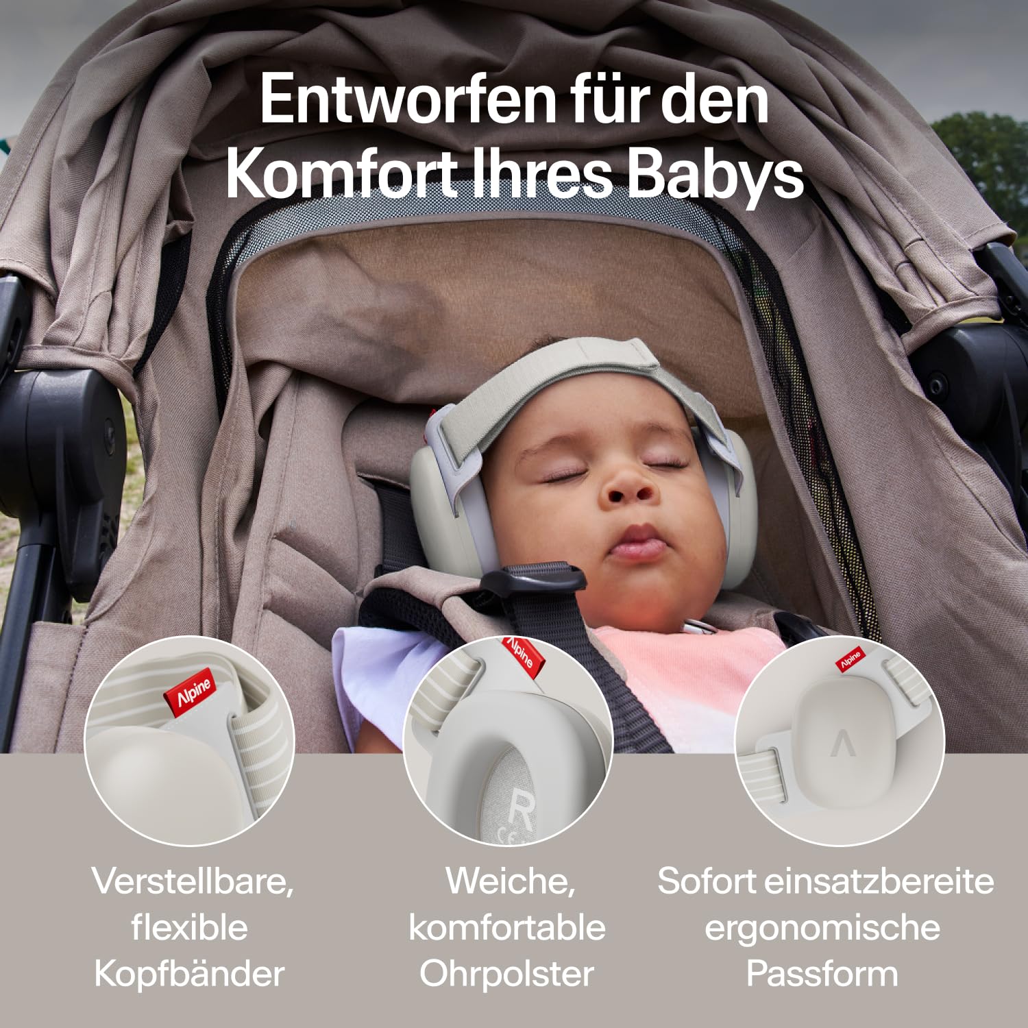 Alpine Muffy Baby Comfort Hearing Protection Headphones 24 dB up to 5 Years – Bild 3