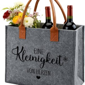 Ysound Gifts Women Felt Bag, Felt Shopper Bag for Woman Man