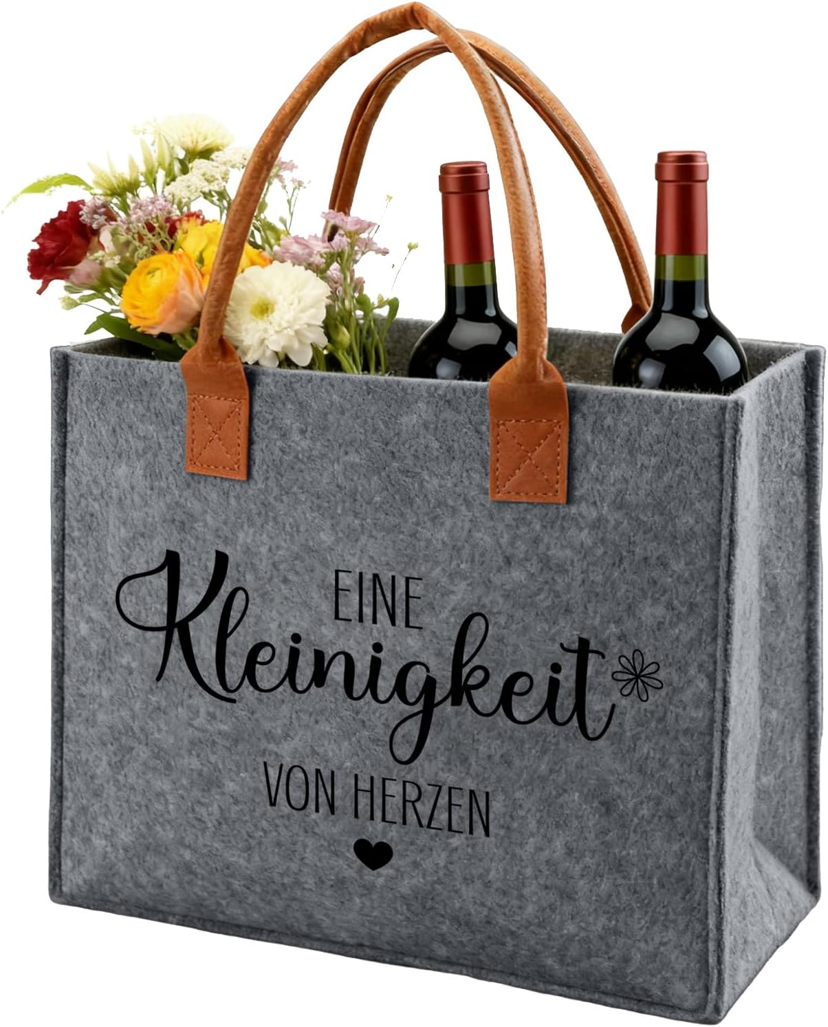 Ysound Gifts Women Felt Bag, Felt Shopper Bag for Woman Man