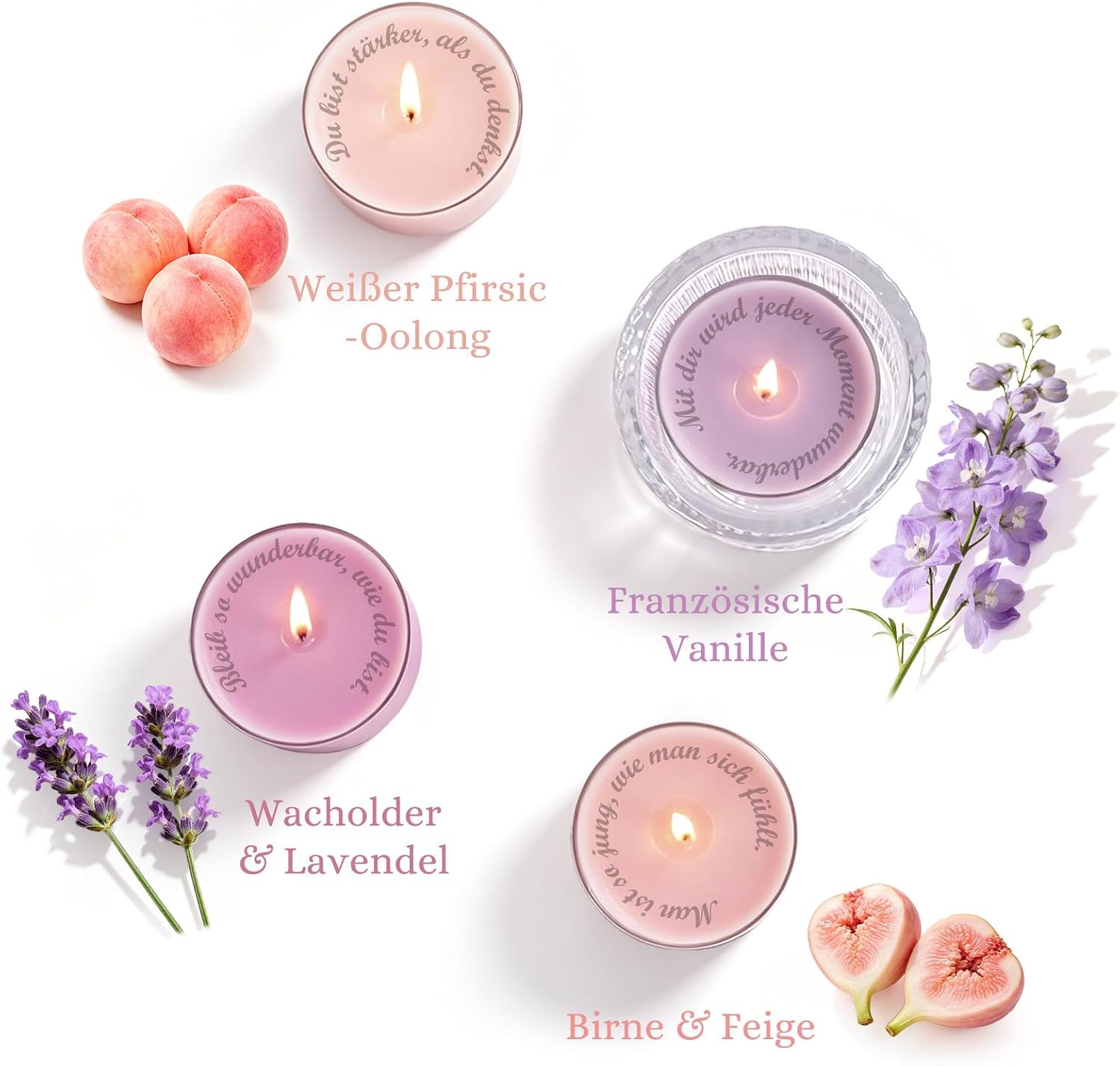 Gifts for Women Scented Candles Gift Set 12 Pieces - Hidden Message Appears When Burning, Birthday Gift for Women, Mother's Day Gifts for Mum, Best Friend Gift – Bild 5