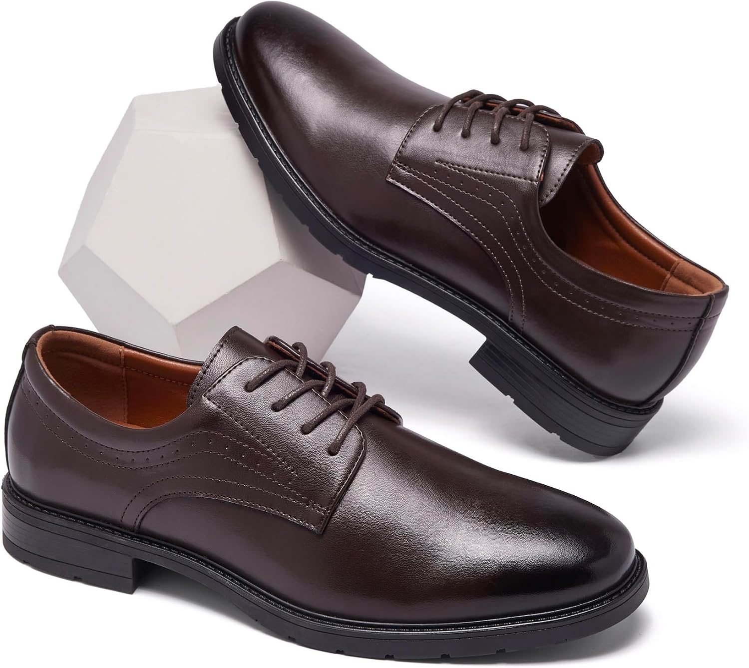 SHULOOK Men's Oxford Classic Business Suit Shoes – Bild 5