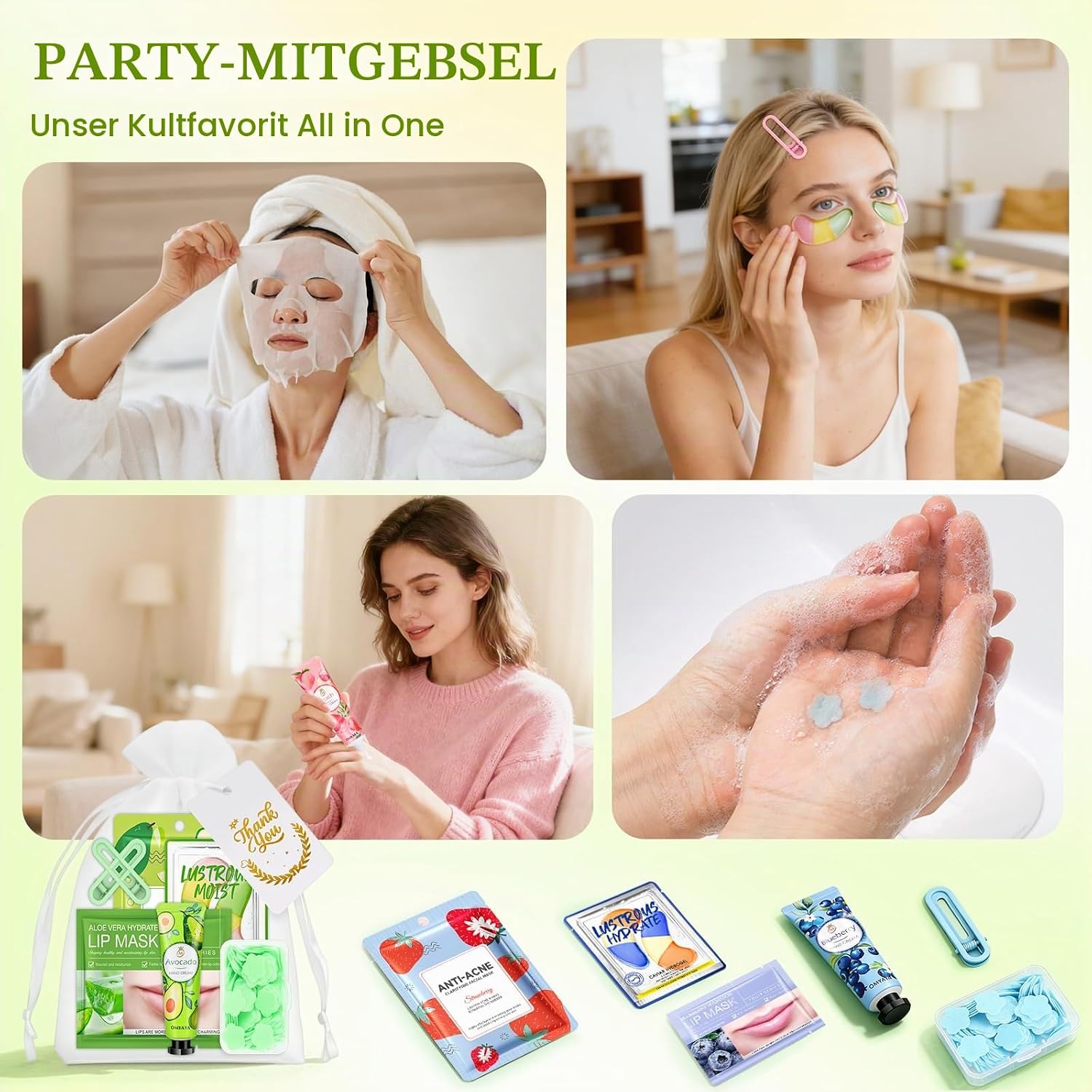 Spa Party Set for Teenage Girls, 48-Piece Gift Set for Women, Beauty Set – Bild 4
