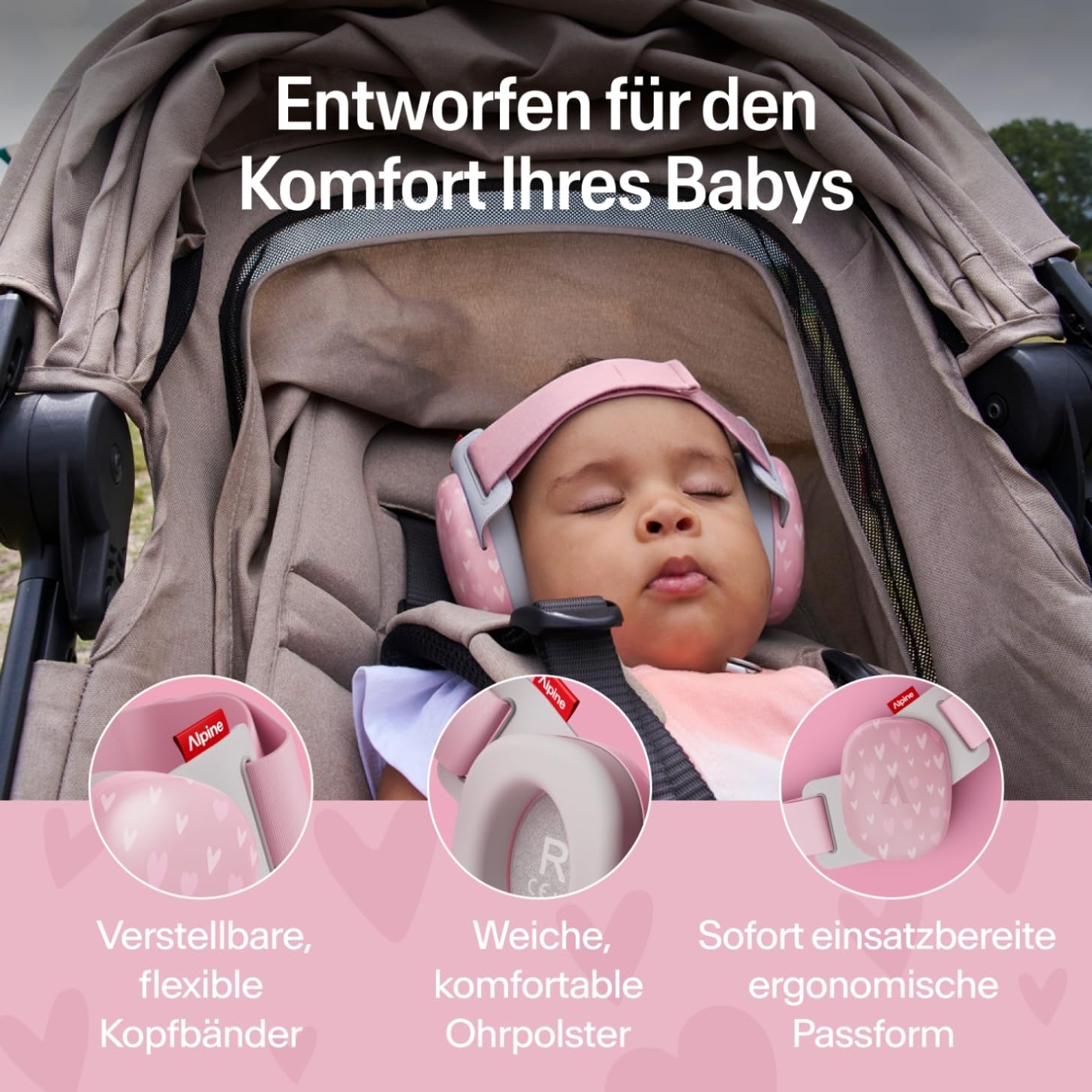 Alpine Muffy Baby Comfort Hearing Protection Headphones 24dB Up to 5 Years – Bild 3