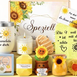Giftota Gifts for Women, 11-Piece Sunflower Gift Idea for Women, Inspirational Gift, Girlfriend, Birthday, Valentine’s Day, Mother’s Day, Christmas Day, Gift for Mum, Sister, Best Friend