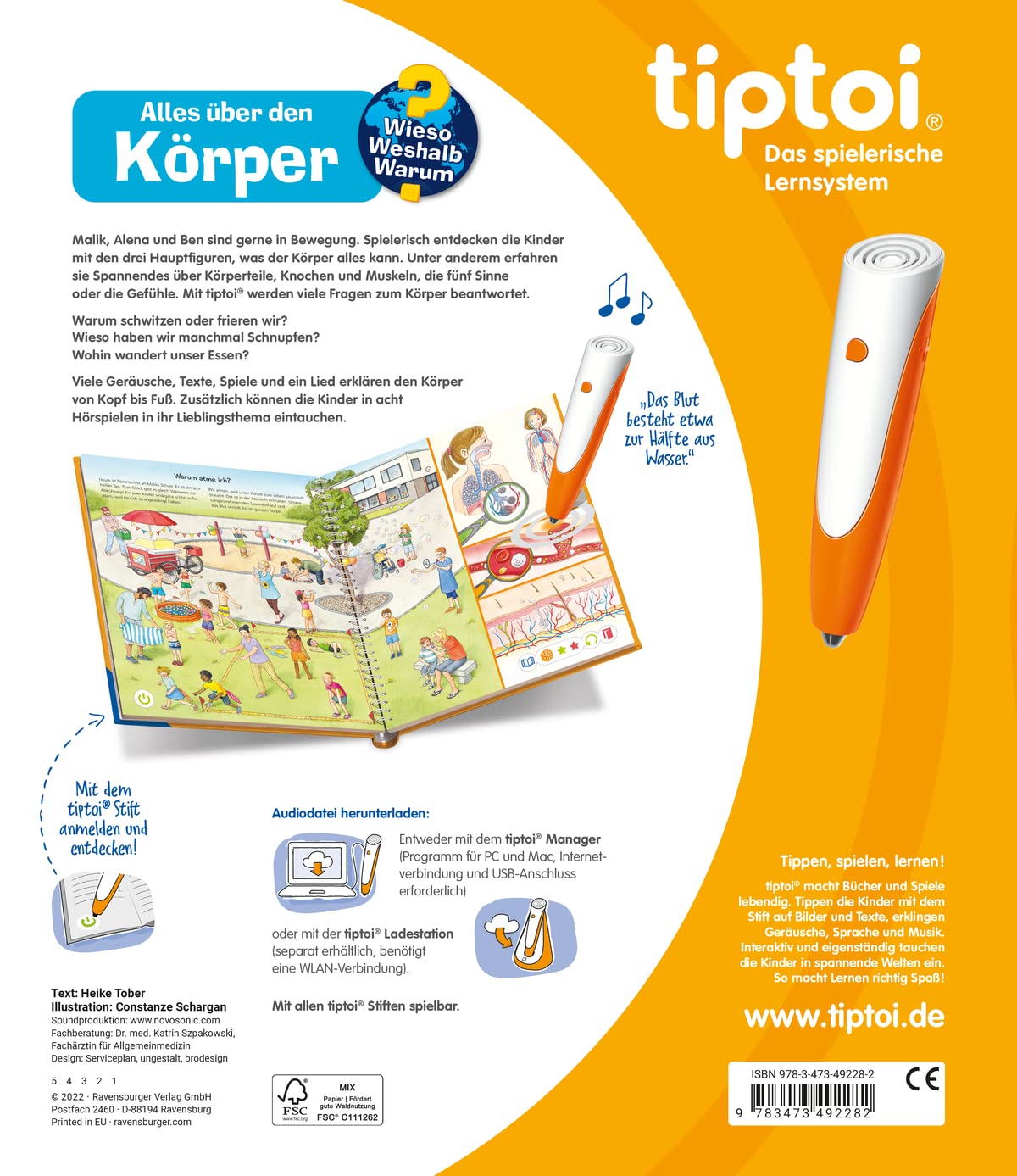 tiptoi® Wieso? Weshalb? Warum? Alles über den Körper – Bild 2