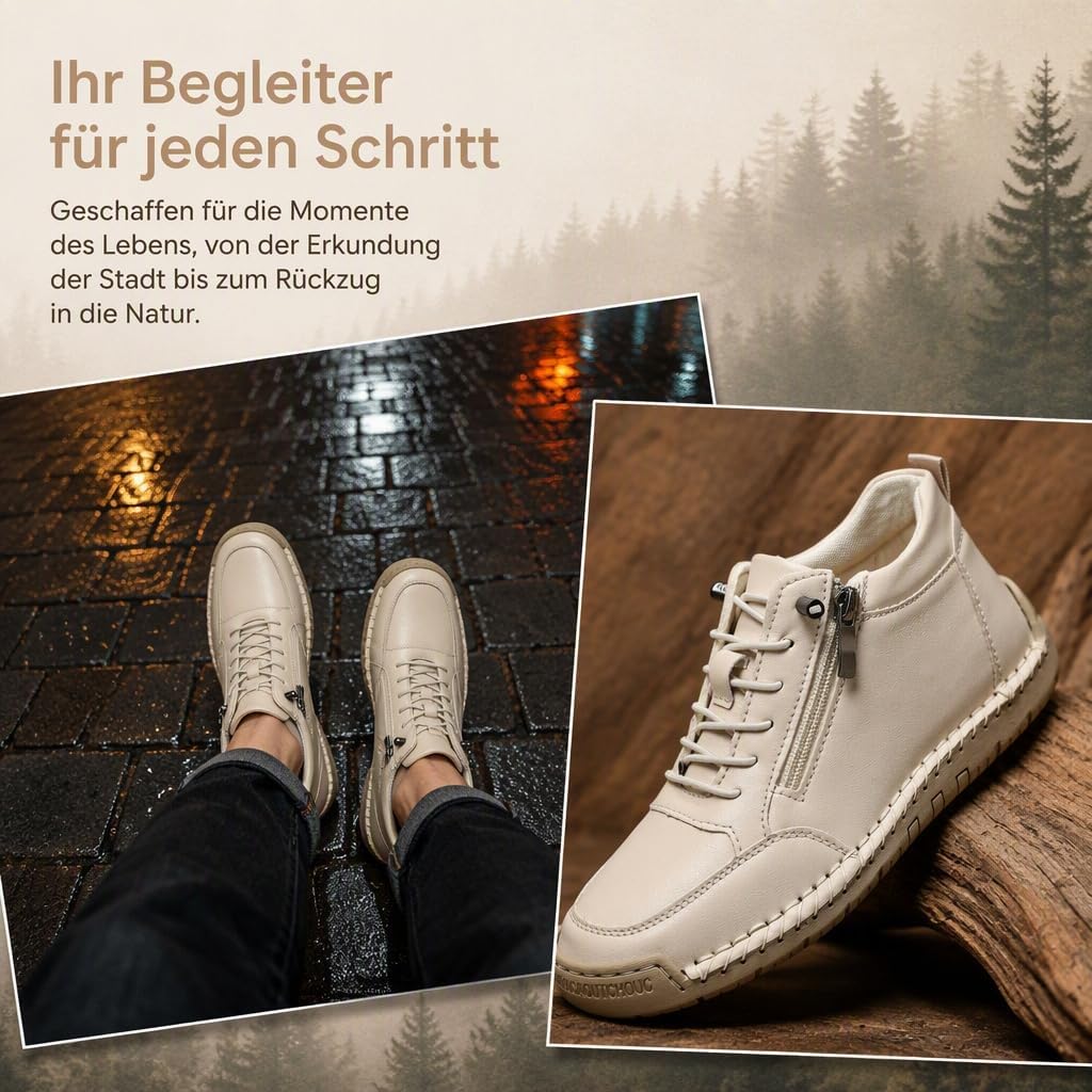 OrthopäDische Schuhe Damen Kalbsleder, Bequeme rutschfest – Bild 6