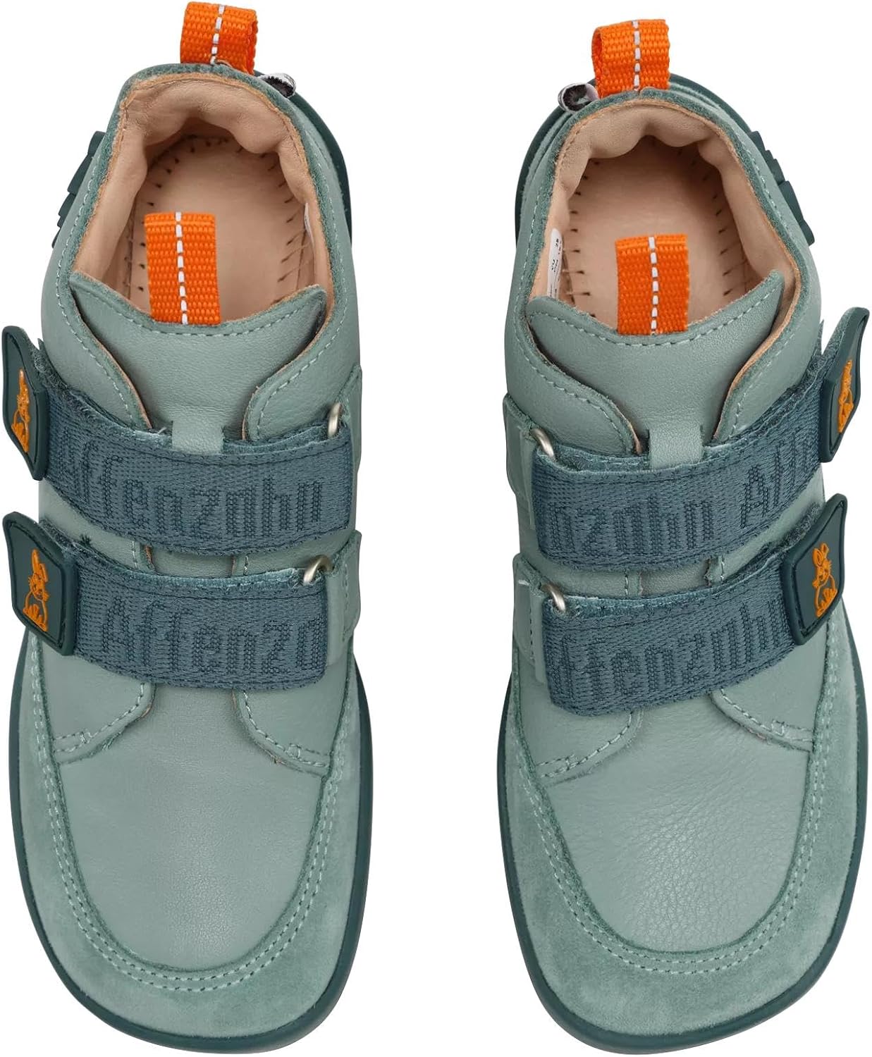 Affenzahn Buddy Barefoot Shoes Leather Super Soft Leather Shoe with Velcro Fastening for Warm, Dry Spring, Summer and Autumn Days Size 21-32, Koala Taupe – Bild 5