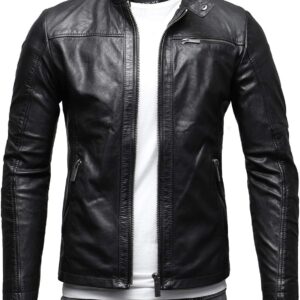 Crone Epic Men’s Leather Jacket, Basic, Clean, in Various Designs and Colours