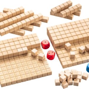 WISSNER® RE-Wood Maths Game Hundred Space Educational Game