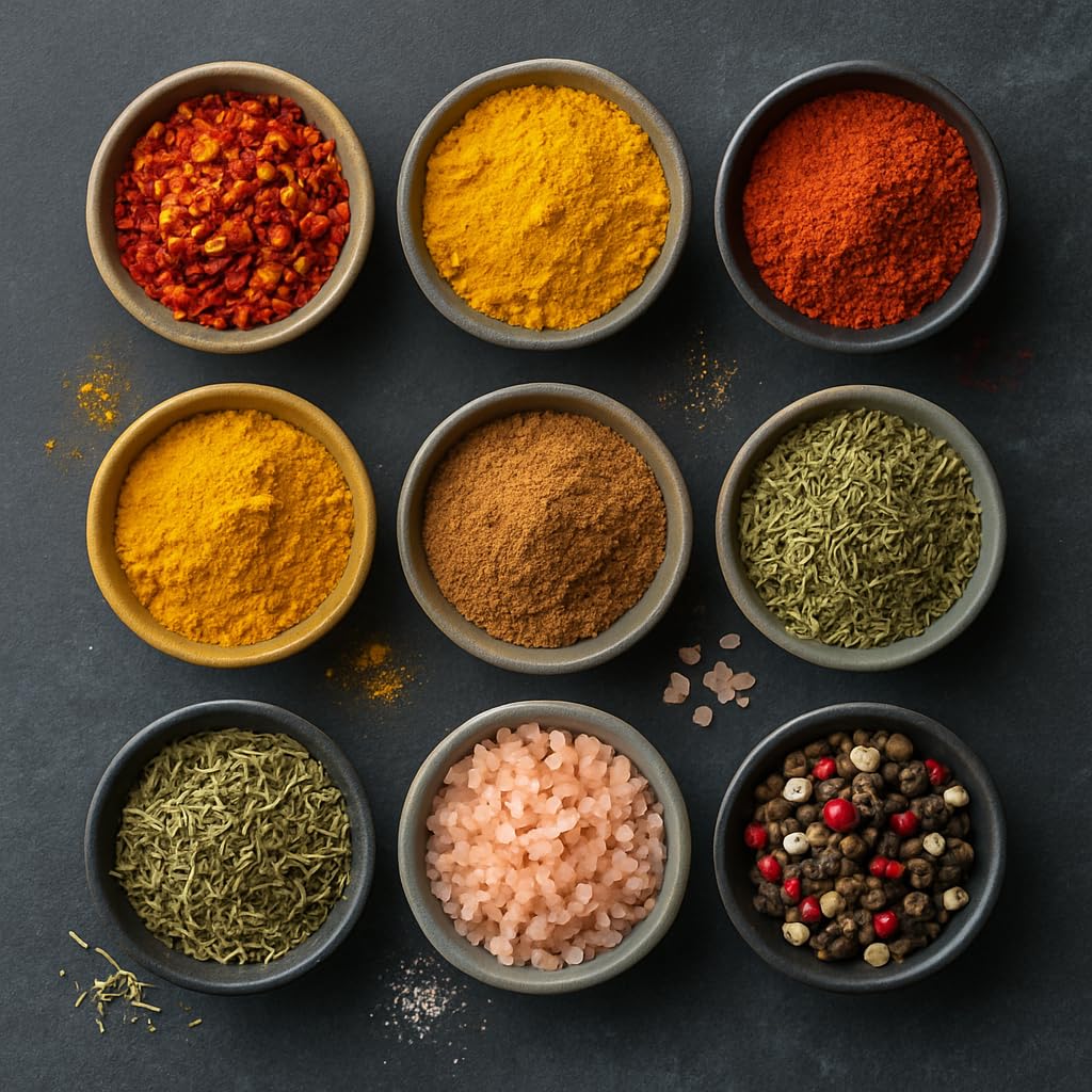 Spice Gift Set with 12 Spices - Essential Spice Collection with Spice Jars - Essential Spice Rack for Kitchen - Ideal Household Utensils for Cooking, BBQ and Everyday Use – Bild 4